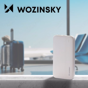 Portatīvais lādētājs Wozinsky Li-Po 10000mAh 2x USB balts (WPBWE1)
