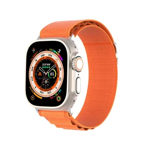 DUX DUCIS siksniņa GS neilona Apple Watch 42 / 44 / 45 / 49 mm oranža