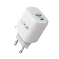 Dux Ducis Duzzona sienas lādētājs T2 - USB + Type C - PD 30W balts