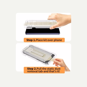 Tech-Protect Quick Set AR+ pretatspidumu stikls Samsung Galaxy S26, melns