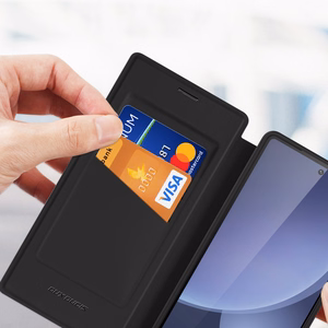 Viedtālruņa apvalks Dux Ducis Skin X Pro Samsung Galaxy S25 Ultra ar MagSafe un maku - melns