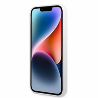 Karl Lagerfeld KLHMP14XSNCHBCH iPhone 14 Pro Max 6.7" balts silikona viedtālruņa apvalks Choupette, magnētiskais (MagSafe)