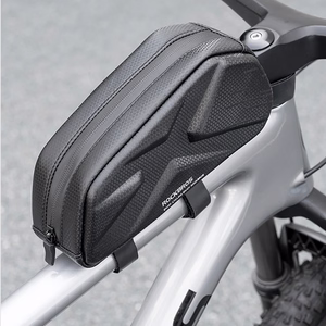 Rockbros stingra velosipēda rāmja augšējās caurules soma, 1,4 l, melna