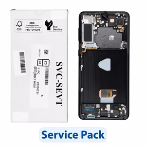 ServicePack LCD displejs SAMSUNG S21 Plus G996B GH82-27268A Melna