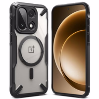 Ringke Fusion X Magnetic MagSafe macins priekš OnePlus 15 - Caurspidigs melns
