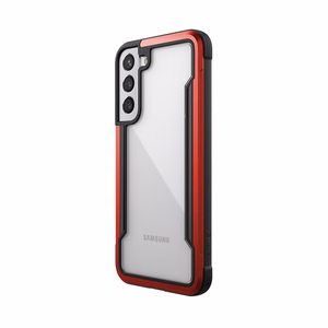 X-Doria Raptic Shield Pro vāciņš ierīcei Samsung Galaxy S22+ 5G, ar pretmikrobu aizsardzību, sarkans