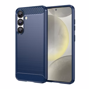 Carbon viedtālruņa apvalks iPhone 16e - zils