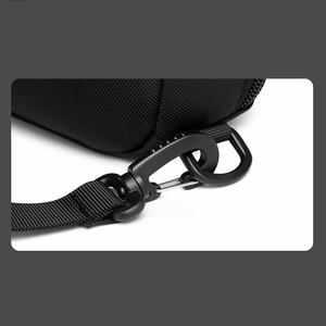 Wozinsky Premium 15,6'' klēpjdatora mugursoma / soma ar siksnu - melna