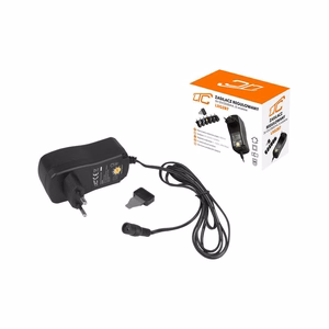 Regulējams barošanas avots 3–12 V / 2000 mA ar 6 spraudņiem, LXG287