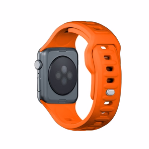 3mk silikona siksniņa Apple Watch, 38/40/41/42 mm, oranžs, mazais izmērs