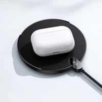 Indukcijas bezvadu lādētājs Baseus Digital LED 15W (melns)