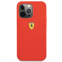 Ferrari FESSIHCP13XRE iPhone 13 Pro Max 6.7" ciets silikona viedtālruņa apvalks sarkans/sarkans