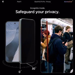 Spigen Glas.tR EZ Fit Pro HD 2 privātuma rūdītu stiklu komplekts Google Pixel 10 / 11