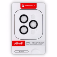 Forcell Premium Camera Lens Tempered Glass - iPhone 12 Pro sudraba