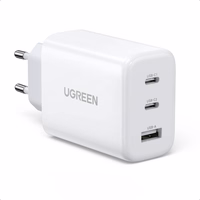Ugreen CD275 tīkla lādētājs ar kabeli 2× USB Type-C / USB 65W balts