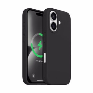 Crong Color Cover Magnetic MagSafe vāciņš ierīcei iPhone 16, melns