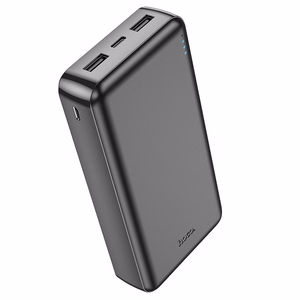 Portatīvais lādētājs Hoco 20000 mAh 2,1A J100A melns