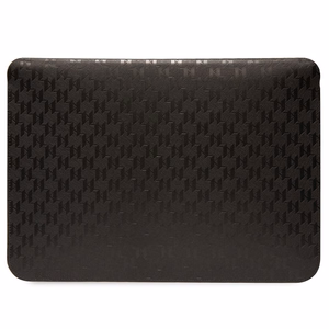 Karl Lagerfeld Saffiano Monogramma Choupette apvalks 14" klēpjdatoram - melns