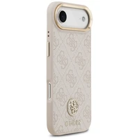 Guess 4G Strass Logo Magnētiskais viedtālruņa apvalks iPhone Air - rozā