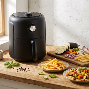 Esperanza EKA001 – karstā gaisa friteris, 2,6 l, 1000 W, melna