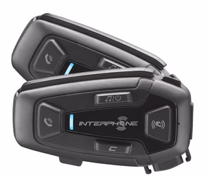 Interphone U-COM 8R motocikla interkoms 1600 m melns