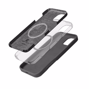 Crong Color Cover Magnetic MagSafe vāciņš ierīcei iPhone 16 Pro Max, titāna krāsā