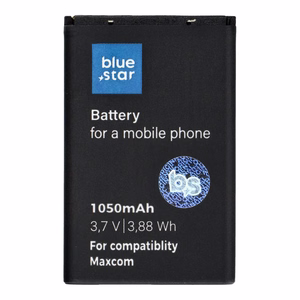 „Blue Star“ akumulators, paredzēts ierīcēm Maxcom MM820, MM440, MM105, MM570, MM461, MM462 un MM432