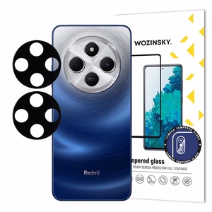 Стекло на камеру Wozinsky Full Camera Glass для Xiaomi Redmi 14C 5G, 2 шт.
