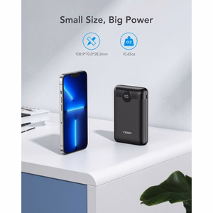 VEGER portatīvais lādētājs 20000 mAh PD QC3.0 2A 22,5W S20 (W2053) melna