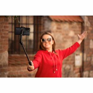 FORCELL F-GRIP S70M Selfie statīvs ar bezvadu tālvadību melns