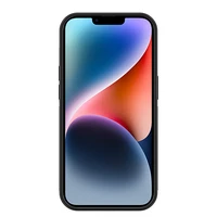 3in1 Maciņa apvalks ar statīvu iPhone 14 Plus MagSafe RFID Bloķētājs Dux Ducis Rafi Mag - melns