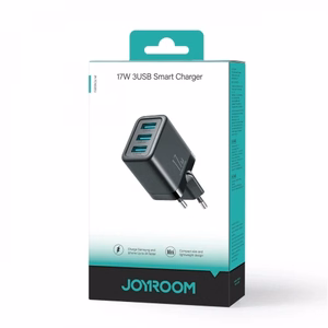 Lādētājs Joyroom JR-TCN02 melns 17W (3xUSB)