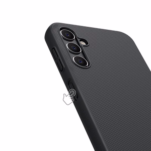 Nillkin Super Frosted Shield viedtālruņa apvalks Samsung Galaxy A14 5G / Galaxy A14 - melns