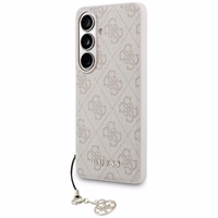 Guess maciņš 4G Classic Logo Charm MagSafe for Samsung Galaxy S26 rozā