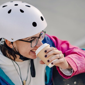 Wozinsky viegla BMX un skrejriteņa ķivere, S izmērs – balta
