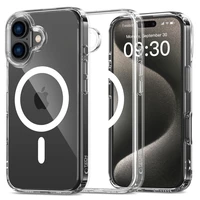 Tech-Protect FlexAir Hybrid Magnētiskais viedtālruņa apvalks iPhone 16 - caurspīdīgs