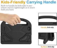 Korpuss triecienizturīgs bērniem Samsung X110/X115 Tab A9 8.7/X130/X135 Tab A11 8.7 melns