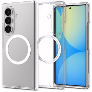 Spigen Ultra Hybrid Pro MagSafe vāciņš Samsung Galaxy Z Fold8 Ultra – caurspīdīgs un balts
