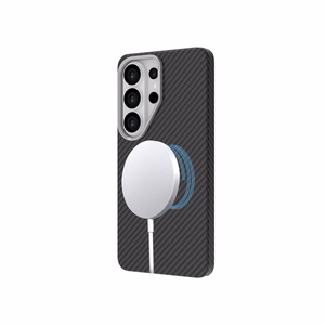 JM PLATINUM CARBON ar magsafe Galaxy S26 Ultra melns