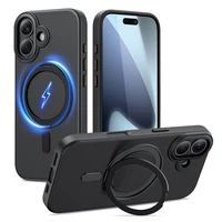 Tech-Protect MagRing Magnētiskais viedtālruņa apvalks iPhone 17 - Matēts melns