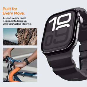 Spigen WBS2 ремешок для Apple Watch 44 / 45 / 46 / 49 mm — черный