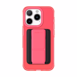 Amazing Thing Titan Pro Neon Mag maciņa apvalks 10FT IP156.1PTWPN Iphone 15 Pro rozā ar statīvu