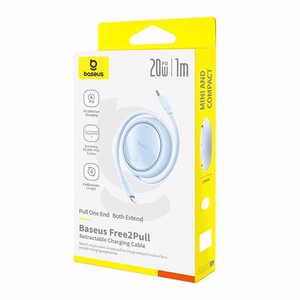 USB kabelis Baseus Free2Pull USB-C uz iP 20W 1m (zils)