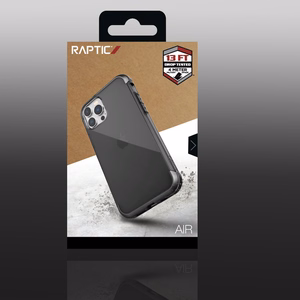 Raptic X-Doria Air viedtālruņa apvalks iPhone 14 Pro Max bruņots melns