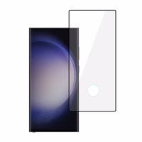 Tel Protect Full Glue 6D rūdīts stikls priekš SAMSUNG GALAXY S23 ULTRA BLACK (ar pirkstu nospiedumu atbloķēšanu)