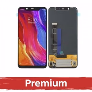 LCD displejs saderīgs ar Xiaomi Mi 8 melns OEM