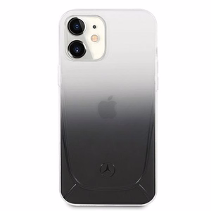Mercedes Transparent Line чехол для iPhone 12 mini - чёрный
