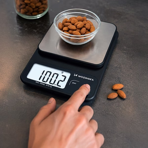 Wozinsky WAK-2252 kitchen scale with large LCD display, up to 5 kg – black