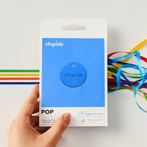Chipolo POP – Bluetooth izsekotājs ar maināmu bateriju iOS & Android, zils