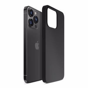 3mk Silikona apvalks iPhone 16 Pro - melns